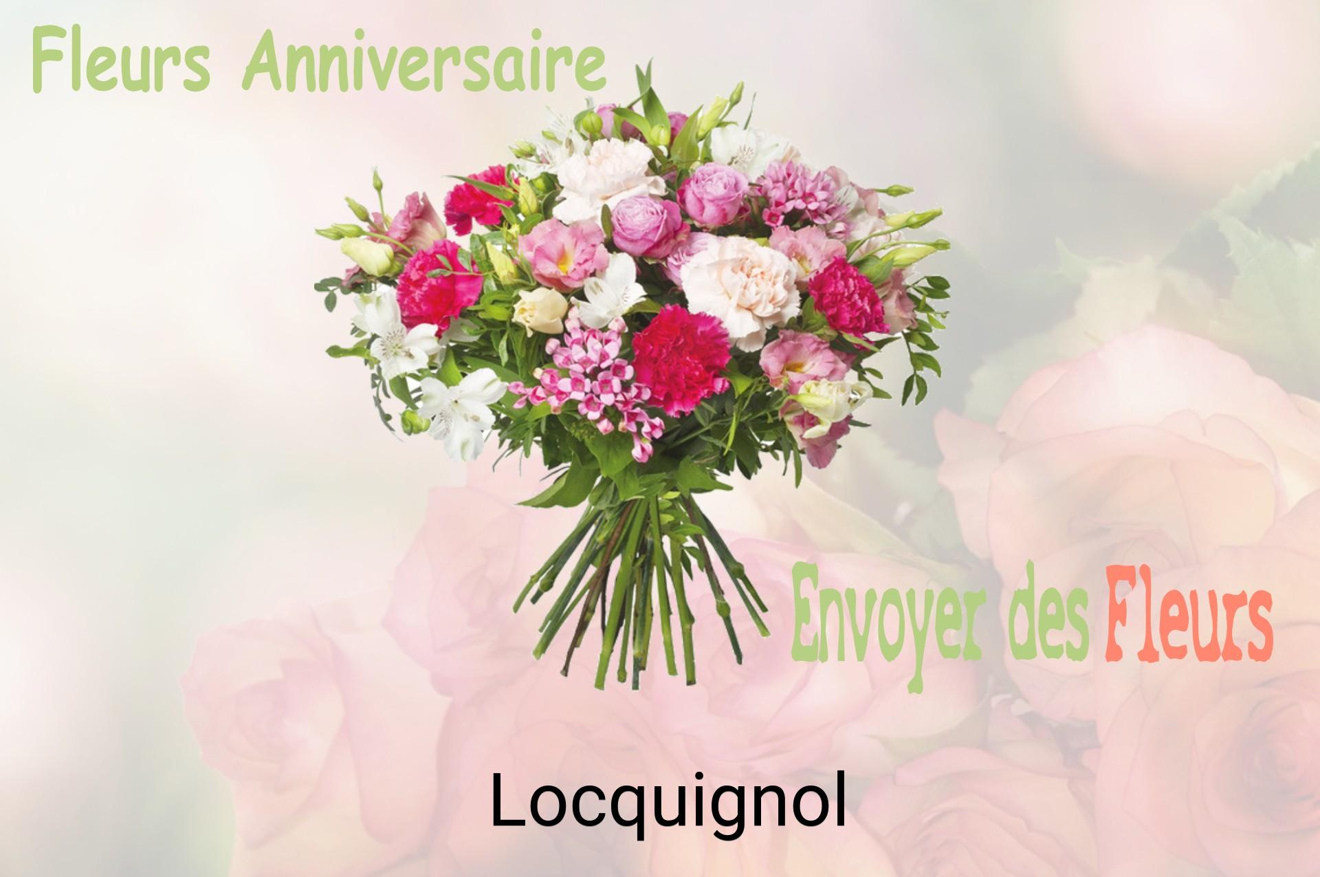 Bouquet de fleurs d’anniversaire livré à Locquignol